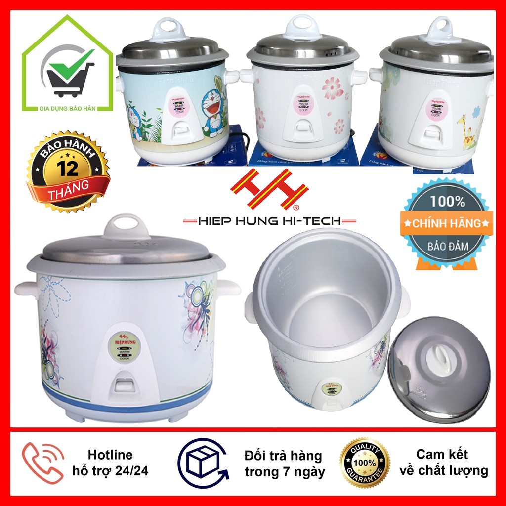 Nồi Cơm Điện Mini Hiệp Hưng 0.6 Lít Phù Hợp 1-2 Người Ăn, Bảo Hành Chính Hãng 12 Tháng