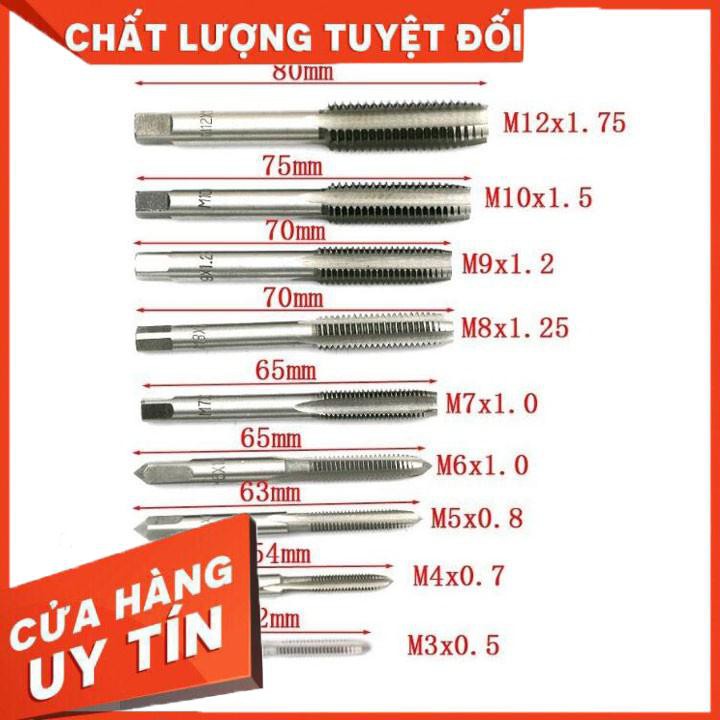 Bộ taro 20PCS tạo ren trong - ngoài cho bulong ốc vít có độ chính xác cao