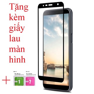 Kính cường lực Samsung Galaxy J4 , J4 plus 9D , 10D full màn hình tăng kèm giấy lau 2 mặt