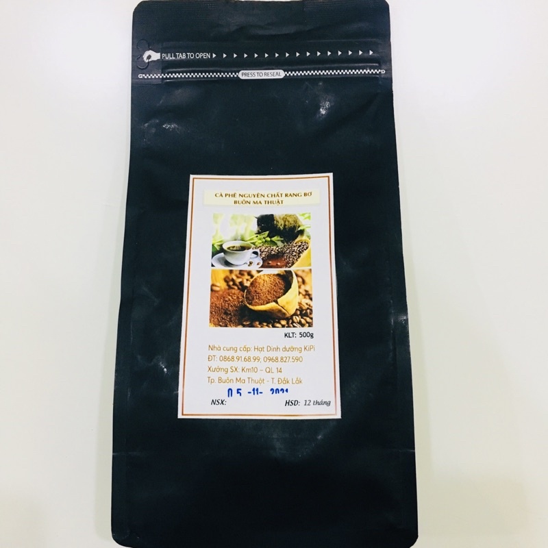 Cà phê nguyên chất rang xay có bơ Buôn Ma Thuột (cafe nguyên chất rang bơ)  - Cafe giảm cân, đậm đà, thơm ngon 500g | BigBuy360 - bigbuy360.vn