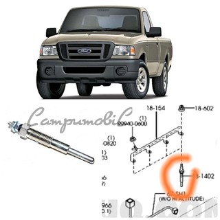 Bugi Đánh Lửa Cho Xe Ford Ranger TDI 2.5L & 2.9L 2003-2011