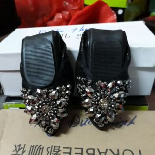 Combo 3 dép sandan 1 giày búp bê đính đá