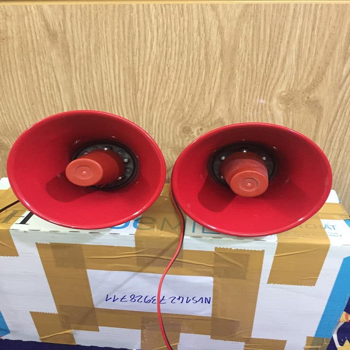 Loa bẫy chim đêm bát nhôm đỏ 20w đánh chim đêm tiếng siêu chuẩn - loa phóng thanh 20w bán hàng rong