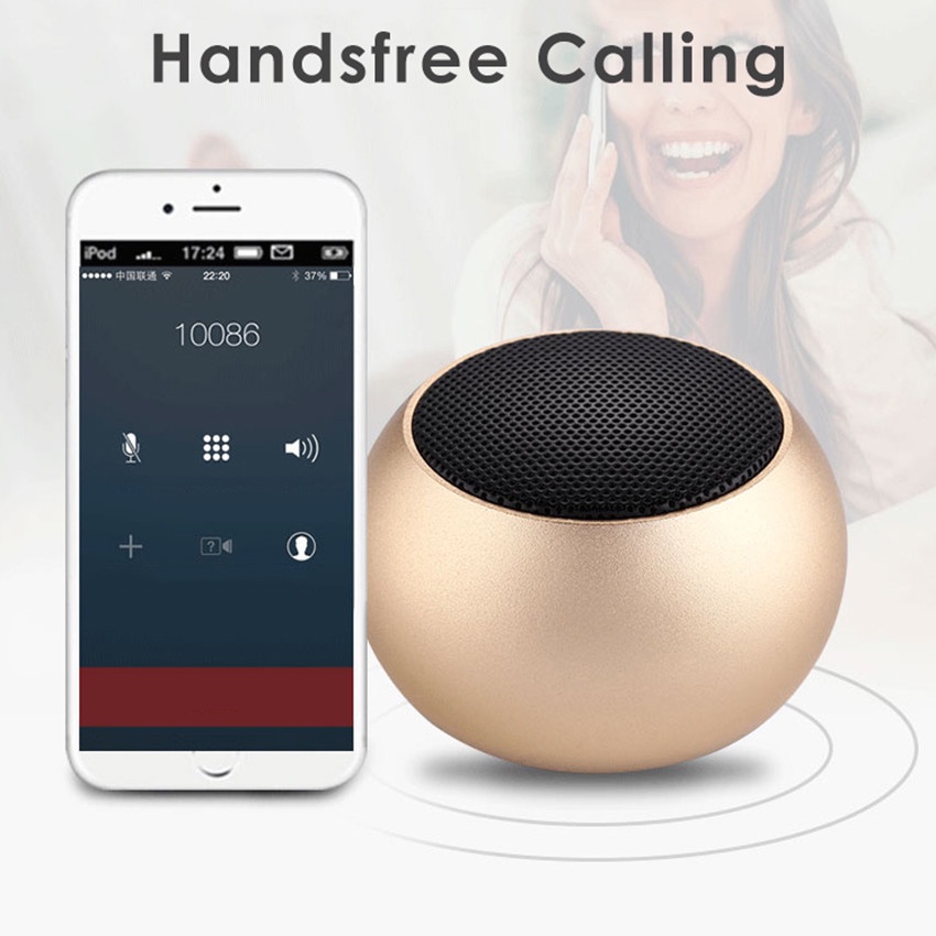 Loa Bluetooth Không Dây Nhỏ Gọn Âm Thanh Sống Động Có 6 Màu