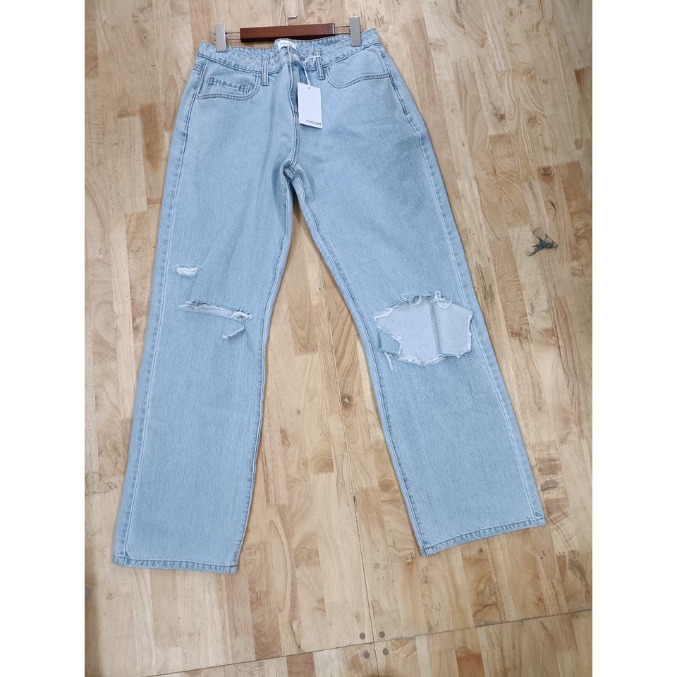 Quần jeans ống suông rộng Speek xuất khẩu - Hàng dư xịn