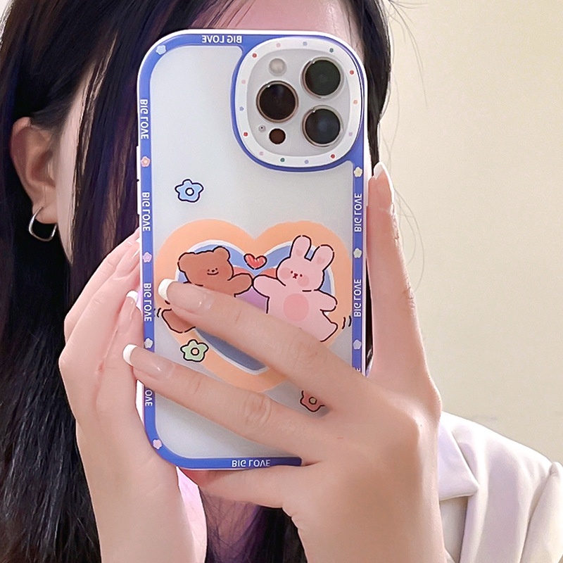 Ốp lưng iphone Ốp Điện Thoại Họa Tiết Hoạt Hình Mắt To Dễ Thương Cho Iphone 12 13Pro 11 xr 6 7 8 xs Dinuo case