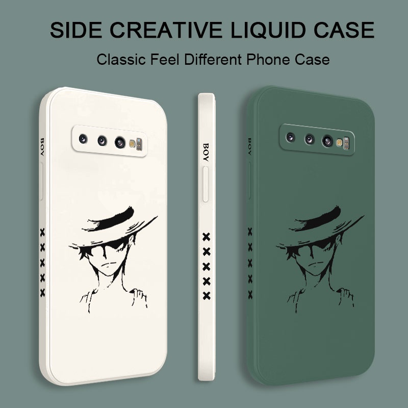Ốp Điện Thoại Dẻo Họa Tiết Mũ Rơm Độc Đáo Thời Trang Cho Samsung Galaxy S10 S10E Plus S9 Plus