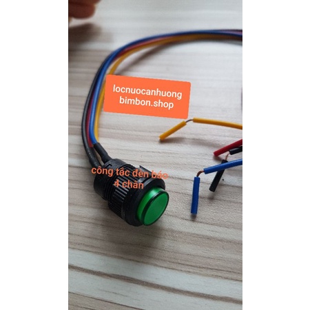 Công tắc đèn báo 4 chân. công tắc máy lọc nước dùng cho máy lọc nươc RO