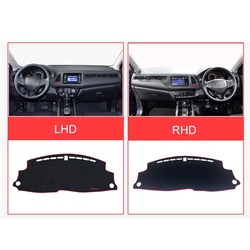 Dành Cho Xe Honda HRV 2014 2015 2016 2017 2018 2019 2020 Xe Bảng Điều Khiển Bao Thảm Nhạc Cụ Nền Tảng Bàn Phụ Kiện
