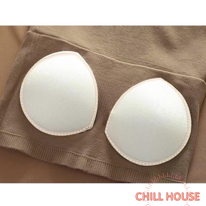 Áo bra 2 trong 1, tháo đc dây, có đệm, dáng croptop, chất cotton gân co giãn 4 chiều N99 CHILL HOUSE