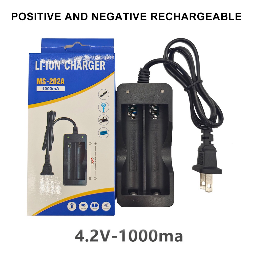 Thiết bị sạc pin lithium 18650 DIYMORE thông minh có dây cáp