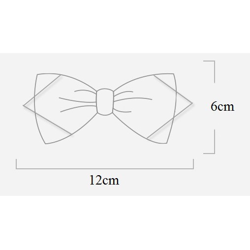 Nơ đeo cài cổ áo sơ mi Nam thời trang, nơ mũi nhọn 2 lớp cài Vest Nam NO-50 {Phụ Kiện Vest Nam - AdamZone}