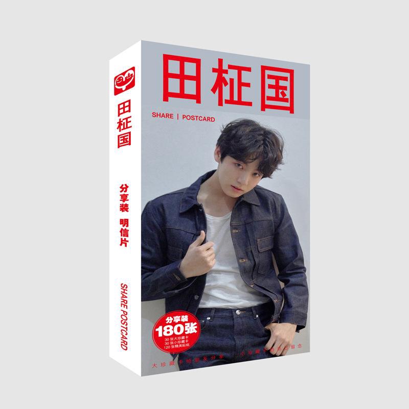 Postcard BTS JungKook gồm 120 hình dán + 30 lomo+ 30 thiệp | BigBuy360 - bigbuy360.vn