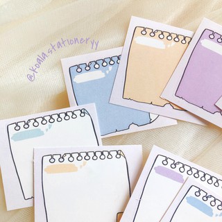 Bullet Journal Sticker - Combo 12 pastel note
