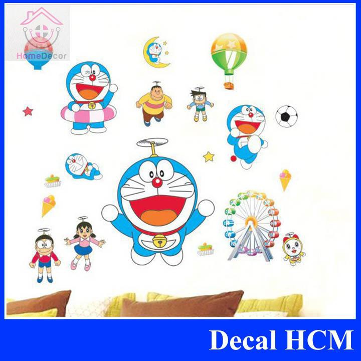 (HCM) Decal tranh Doremon dễ thương đẹp, rẻ, bền - Decalhcm