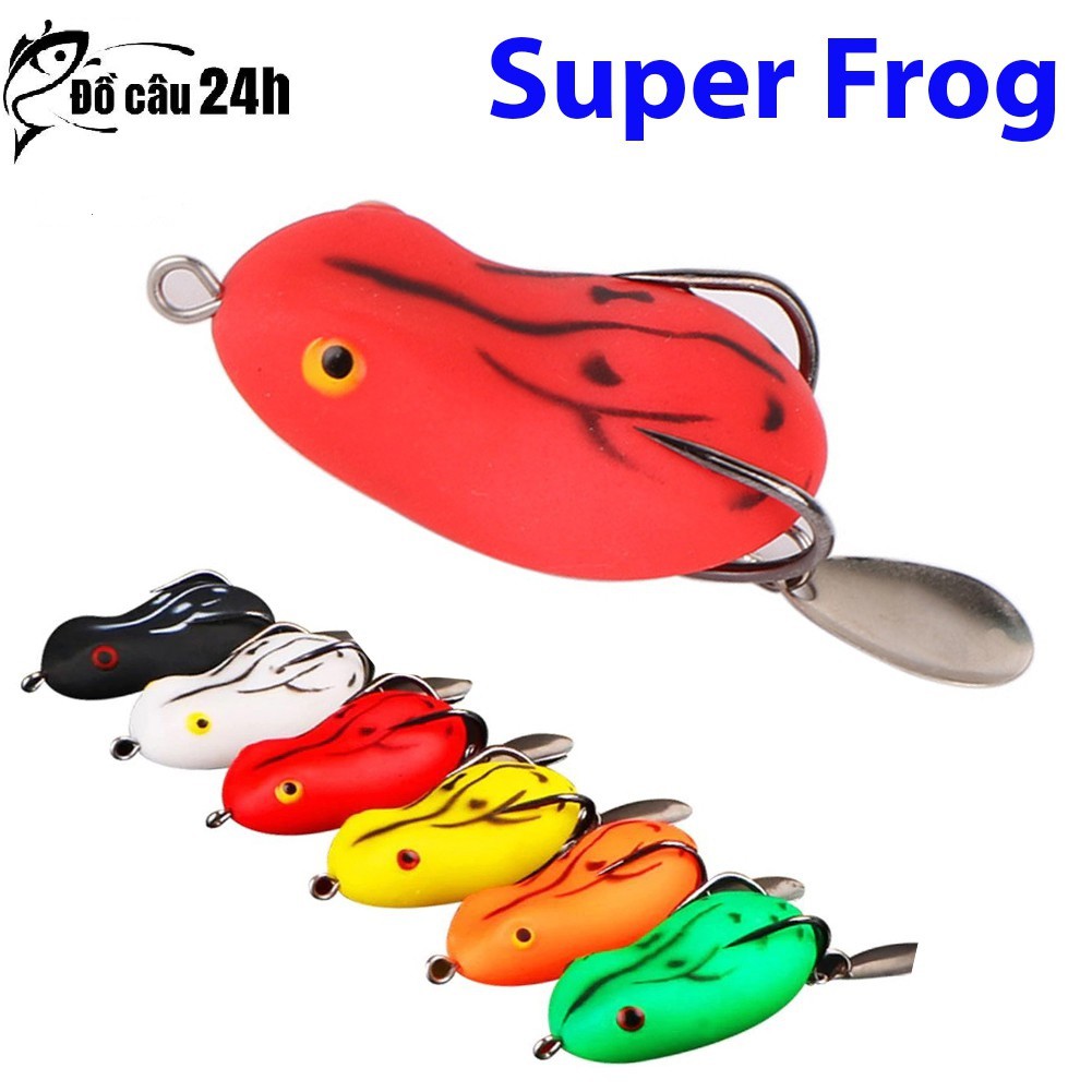 Nhái Hơi Super Frog Mồi câu lure cá lóc MG-8