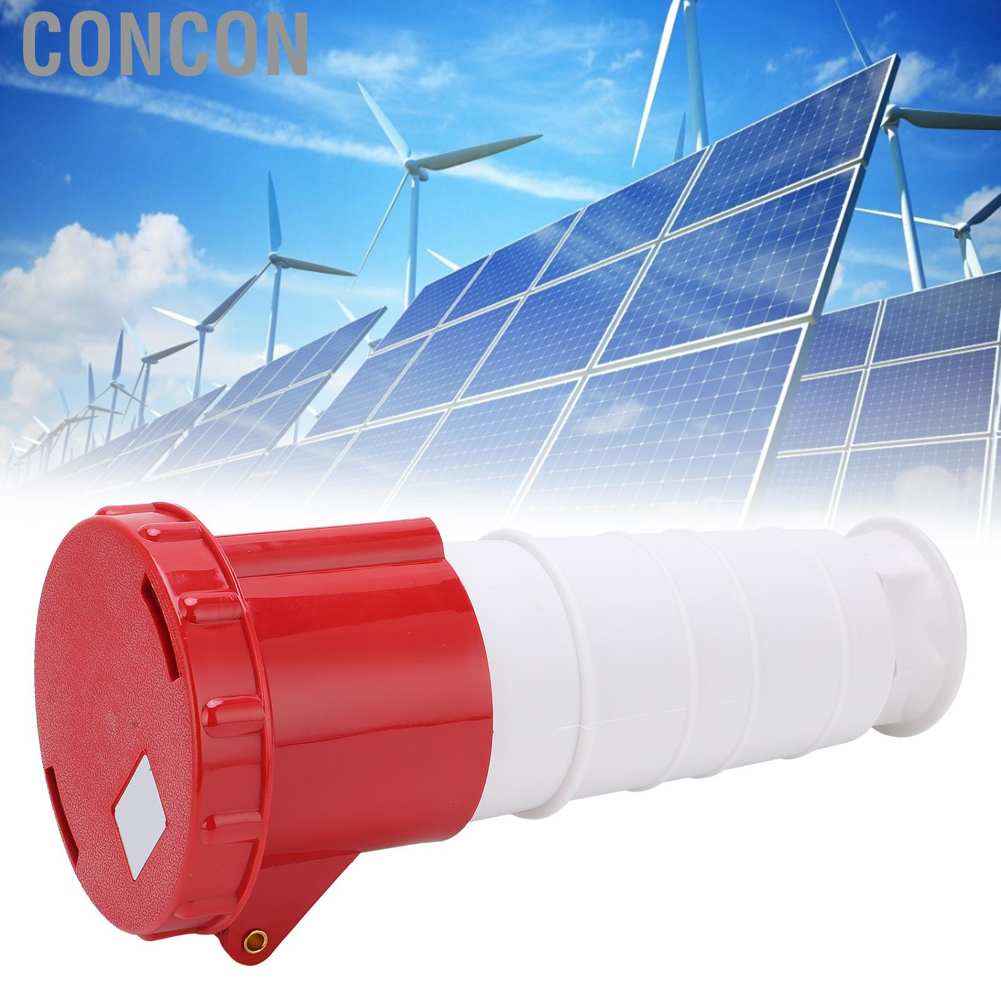 Phích Cắm Công Nghiệp Concon 380 415v 63a 5 Pin 3p + N + E Ip67 Chống Thấm Nước