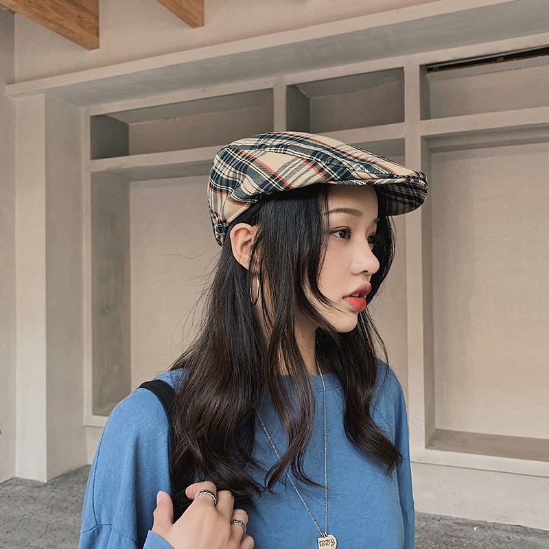 Mũ Beret Họa Sĩ Yuppie Phong Cách Hong Kong Cổ Điển Thời Trang Xuân Hè Cho Nam Và Nữ