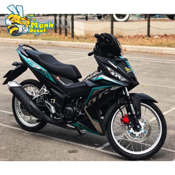 Ten rời xe winner GTR crom dán xe đen
