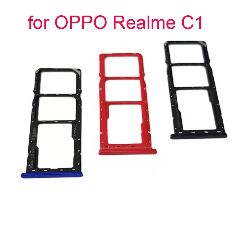 Ốp Điện Thoại Có Khe Đựng Thẻ SIM Cho OPPO A1K Realme C1 C2 C3