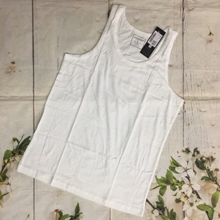 Áo Ba Lỗ Trắng Basic - AC21 Aristino 100%COTTON