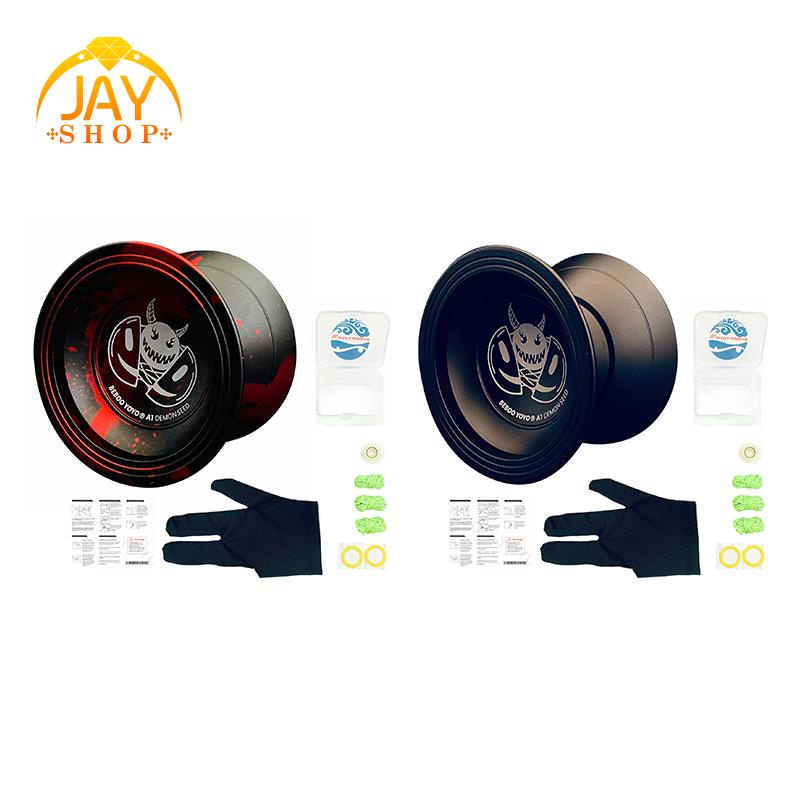 Đồ chơi yoyo A1 bằng hợp kim nhôm màu đen cho bé