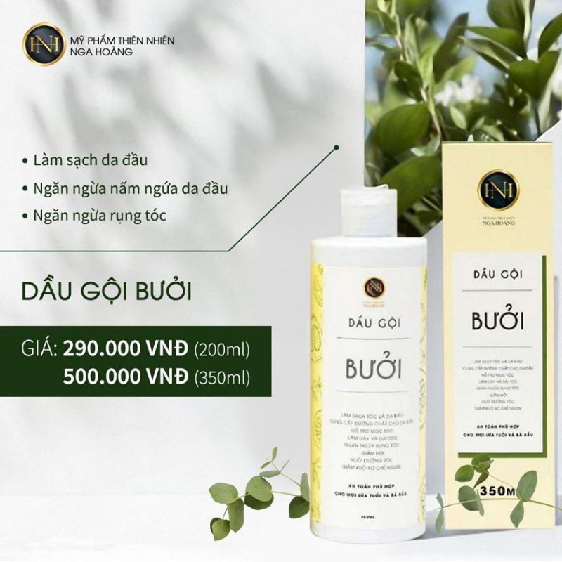 Dầu Gội Bưởi Nga Hoàng 350ml