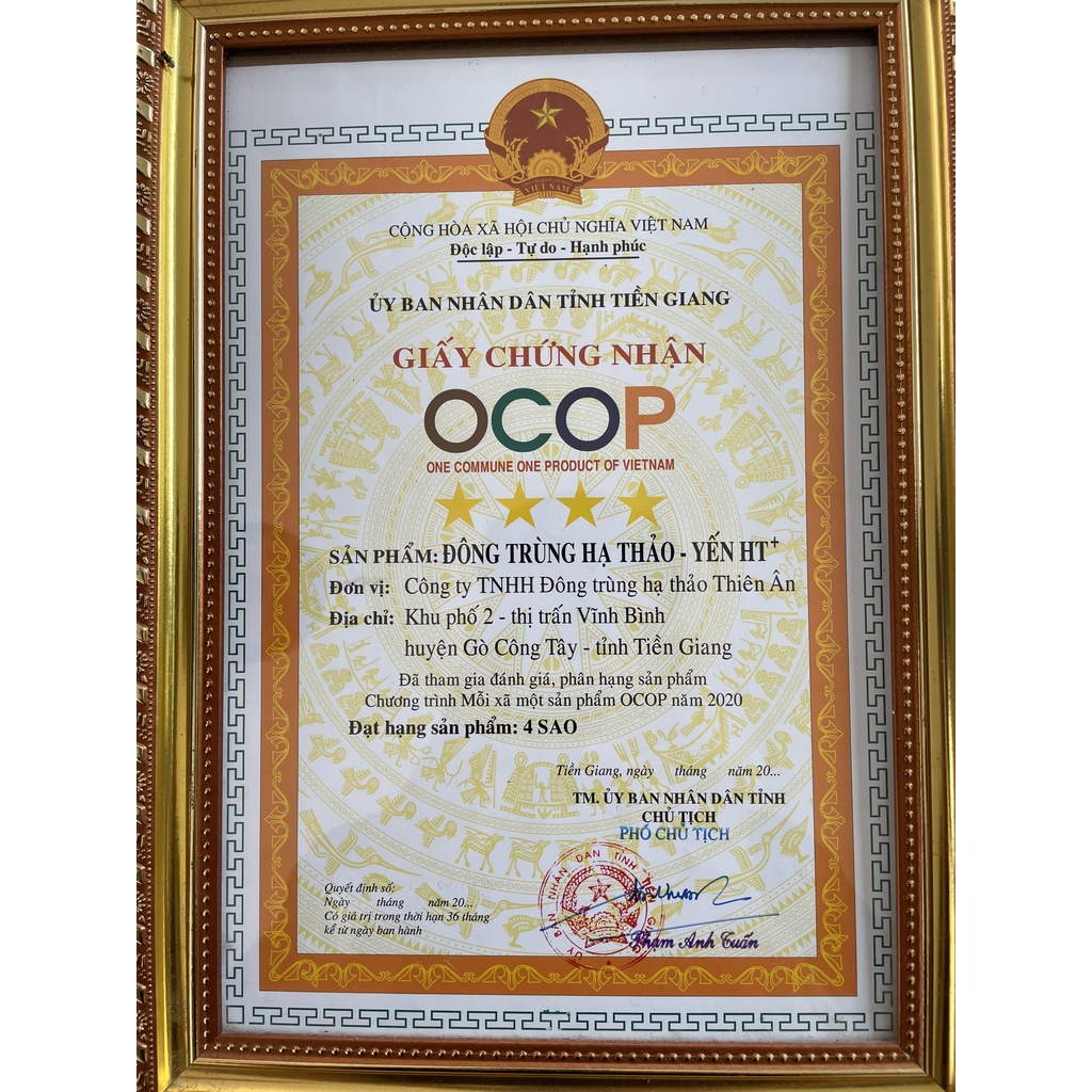 Nước Đông trùng hạ thảo Yến Thiên Ân - 6 lon/lốc  - Hàng Chính Hãng