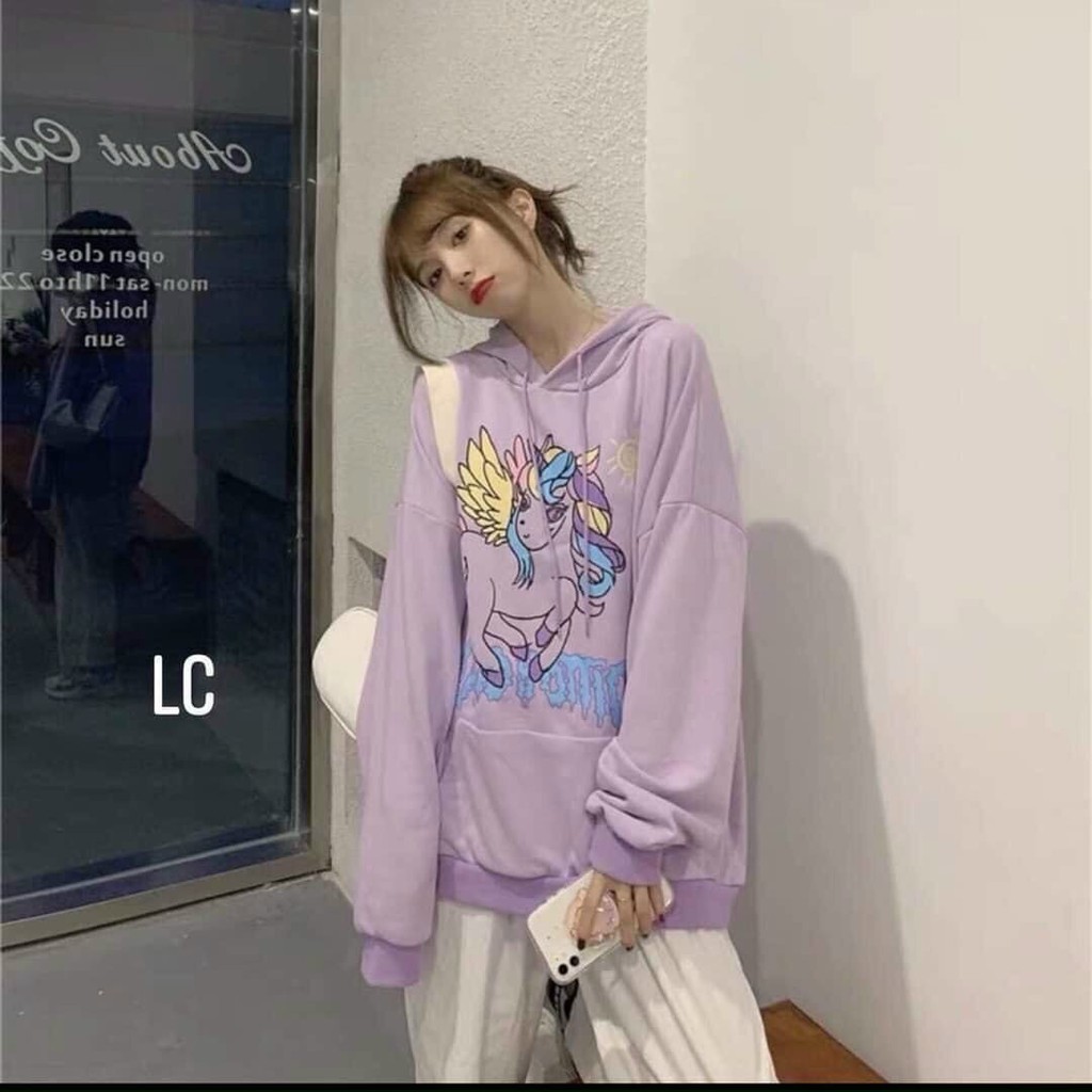 Áo khoác, áo hoodie unisex nam nữ nỉ ngoại Unicorn dân chơi siêu dễ thương hot trend năng động thời trang học đường