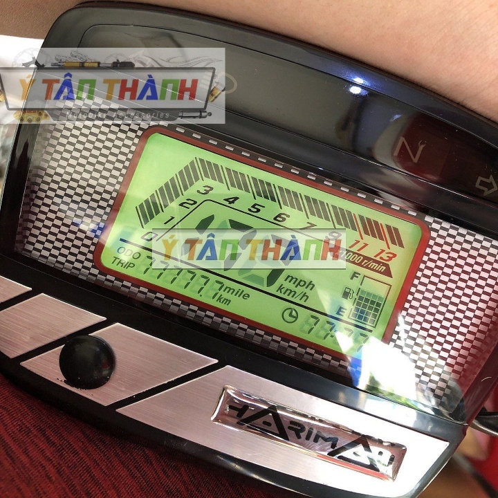 đồng hồ điện tử xe dream 7 màu MS1592