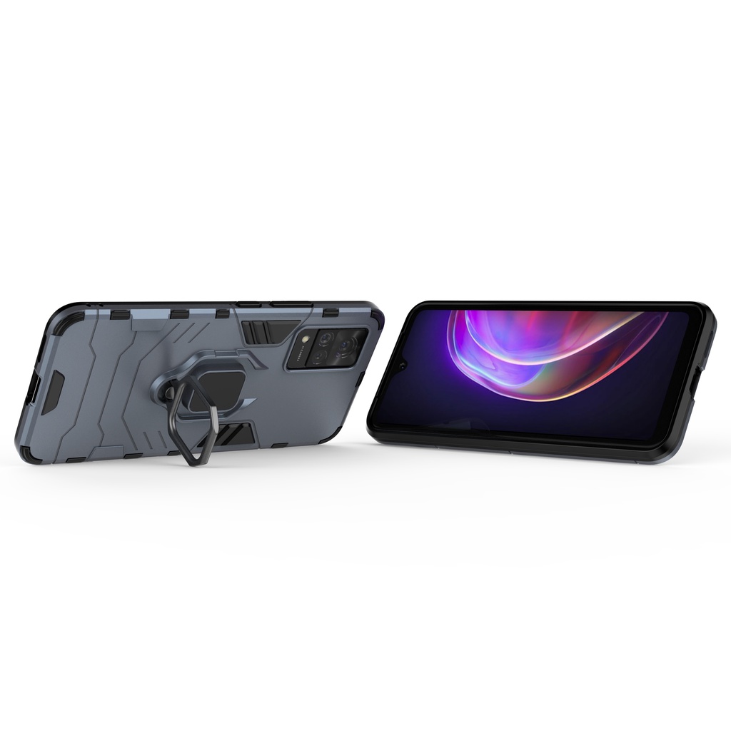 Ốp lưng Vivo V21 / Vivo V21 5G dùng chung Iron Man Iring chống sốc giá đỡ xem phim kiêm nhẫn hút ô tô