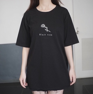 Black rose T-shirt