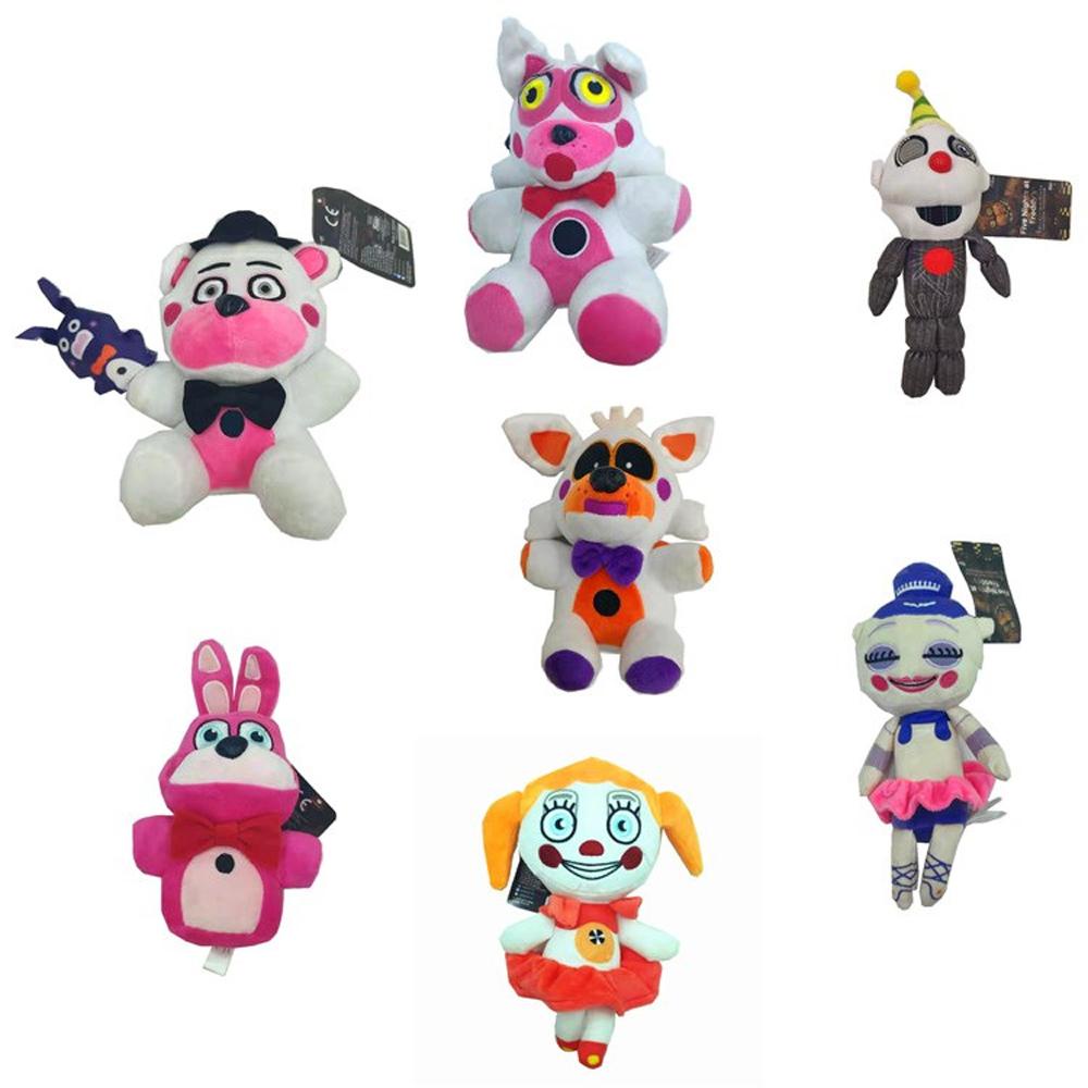 Gấu Nhồi Bông 18cm Trong Phim Hoạt Hình Chica Bonnie Duck FNAF Nightmare Freddy
