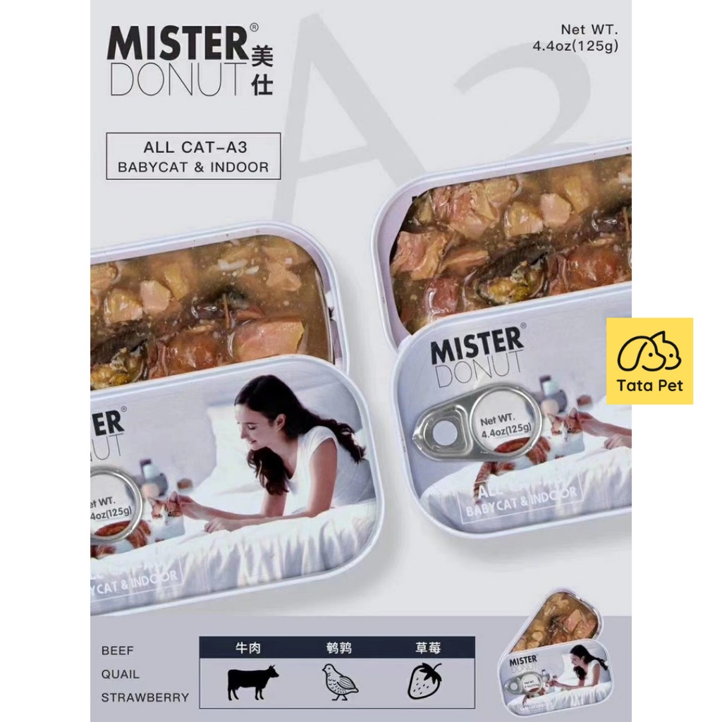 Pate cho mèo cao cấp - Pate MISTER DONUT A