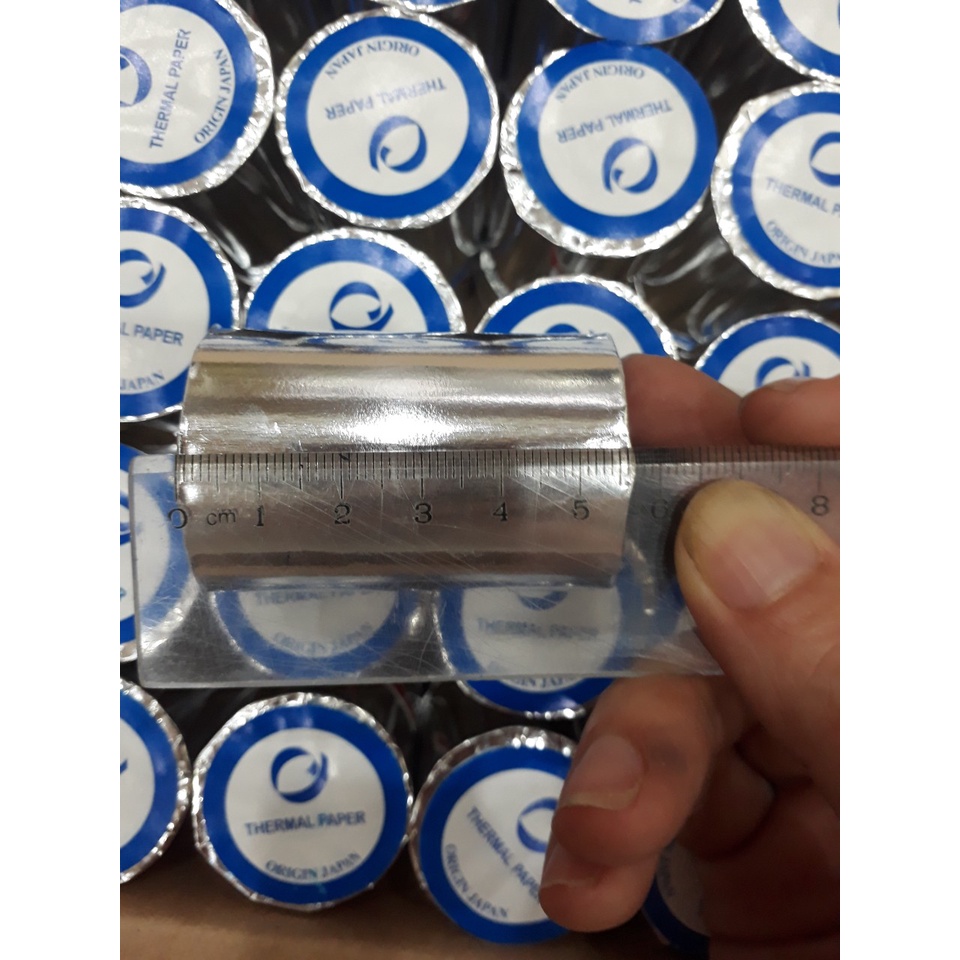 GIẤY IN NHIỆT K57 x38mm , GIẤY IN BILL CHO MÁY POS, TAXI, CÀ THẺ, BÁN HÀNG