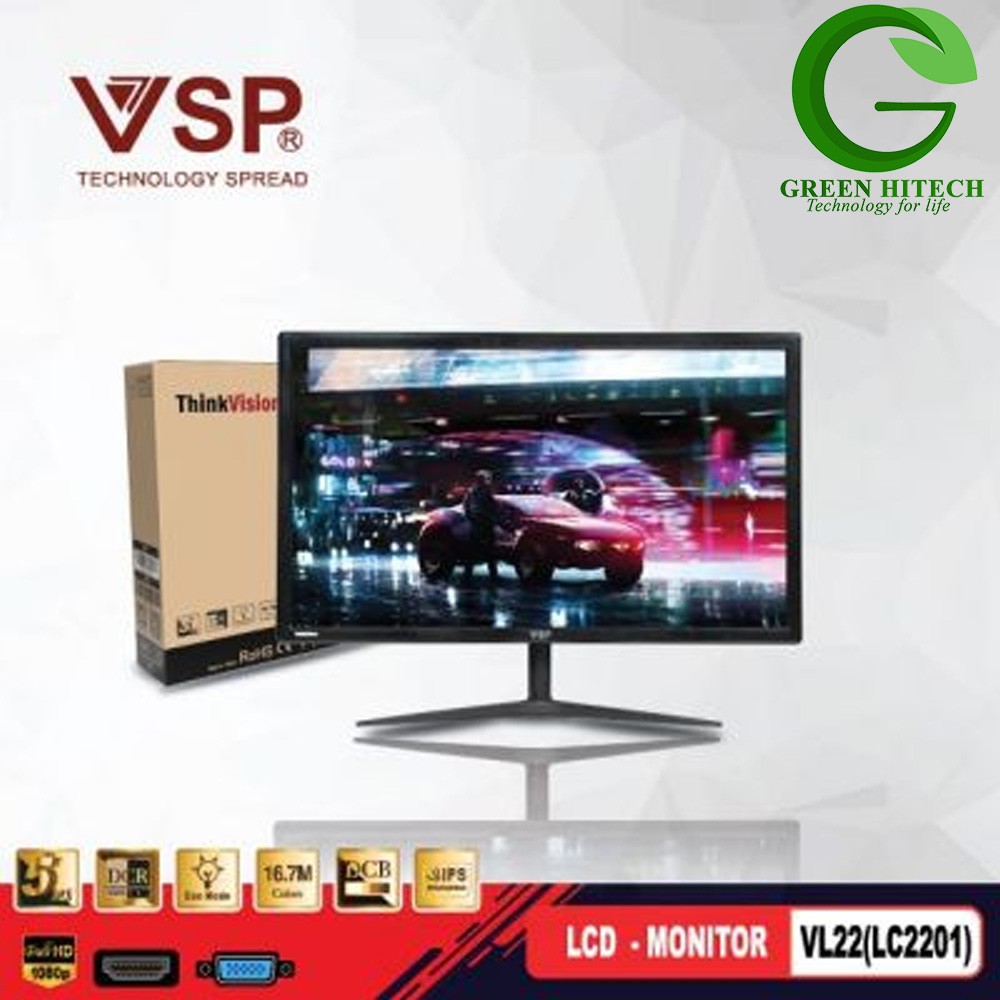 HD LCD monitor 22 inches VL22(LC2201)- MÀN HÌNH 22 INCH VSP - BẢO HÀNH 24 THÁNG