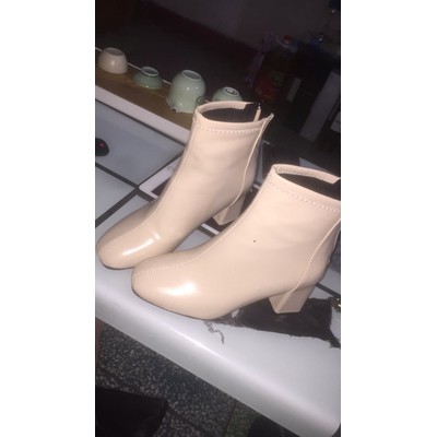 Boots combat/Boots cổ ngắn/Giày nữ, cao gót, gót thô, kiểu dáng thời trang, phù hợp cho mùa thu, mẫu mới nhất | BigBuy360 - bigbuy360.vn