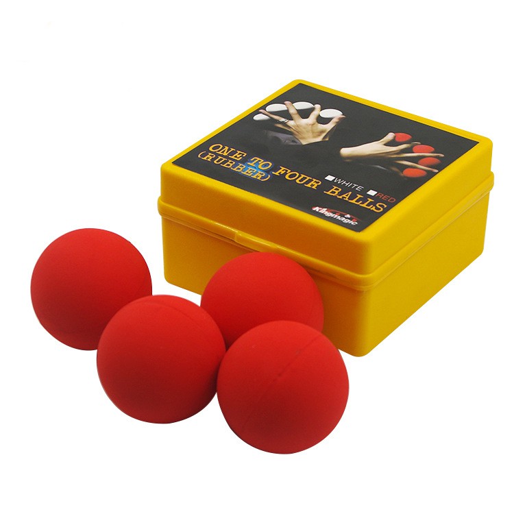 Ảo thuật banh tách bốn hàng nhập banh cao su tốt dễ diễn (tặng Clip hướng dẫn)