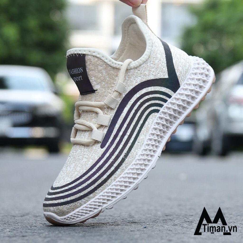 Giày thể thao nữ, sneaker TIMAN HT02 thời trang chống trượt bảo hành 1 năm