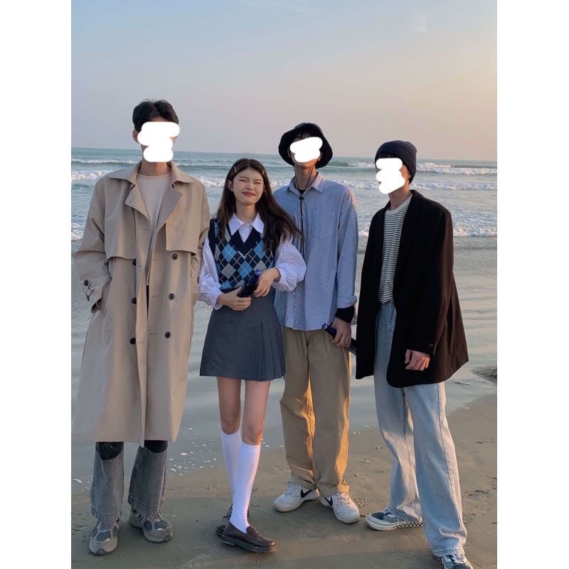 Thời Trang Áo Vest Cổ Chữ V Dáng Ngắn Kẻ Sọc Kiểu Retro Cá Tính Cho Nữ | BigBuy360 - bigbuy360.vn