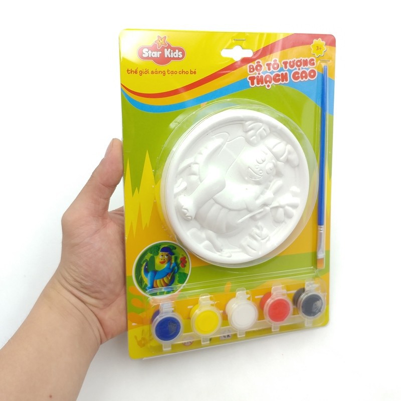 Đồ chơi trẻ em tiNiToy bộ tô tượng thạch cao Khủng Long K-101/7