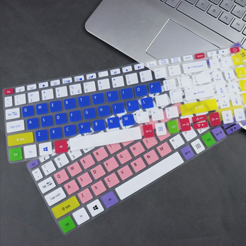 Vỏ bọc bàn phím laptop bằng silicon siêu mỏng chống thấm nước cho Acer A315-55G Aspire 5 A515-55G 15.6 Inch