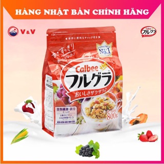 Ngũ cốc calbee 800g nhật bản DATE 11/2022