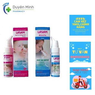 XỊT MŨI LASAM TINH CHẤT KHUYNH DIỆP VỆ SINH HÀNG NGÀY CHO TRẺ EM/NGƯỜI LỚN
