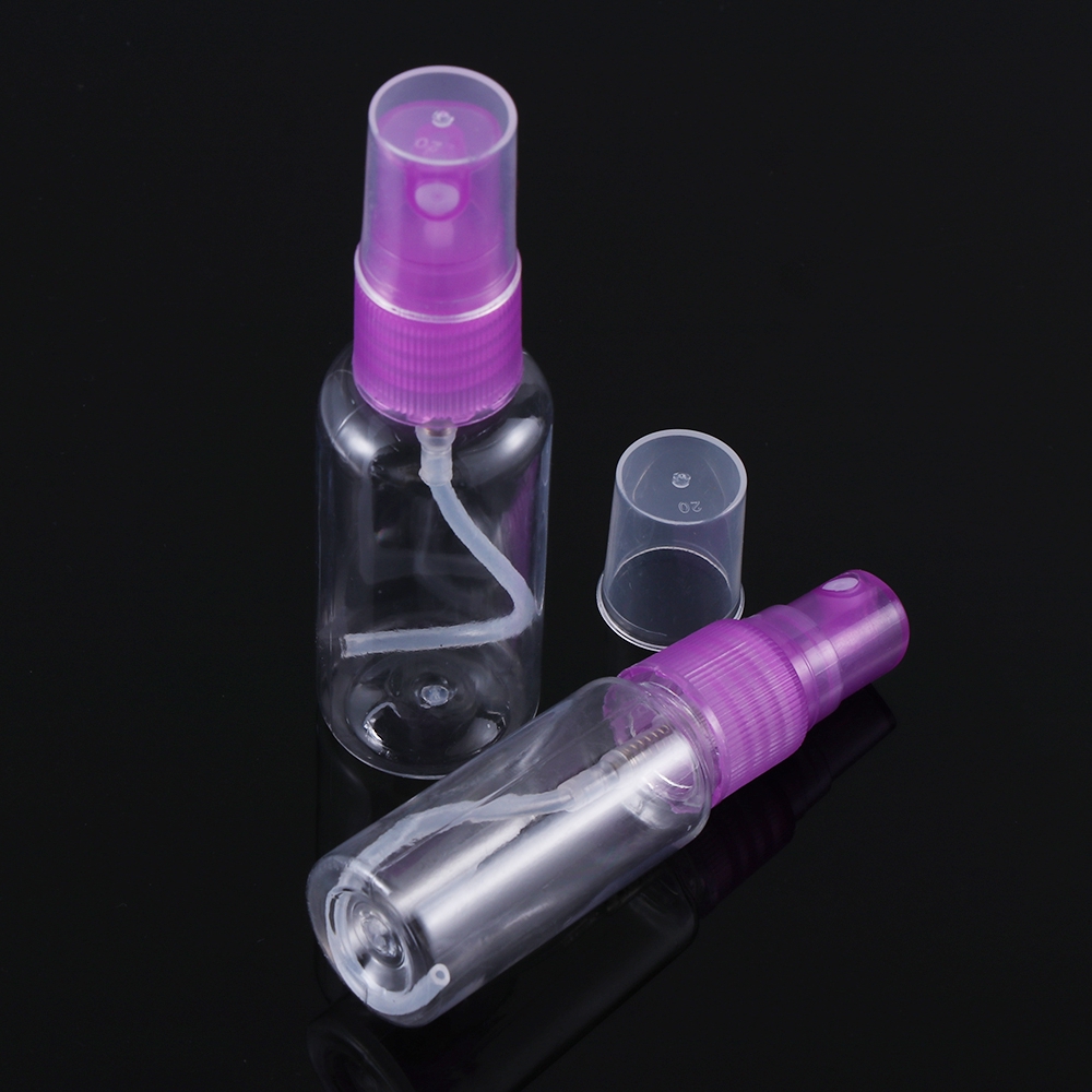 Set 5 Chai Rỗng Trong Suốt Dạng Xịt Đựng Mỹ Phẩm Du Lịch Tiện Dụng