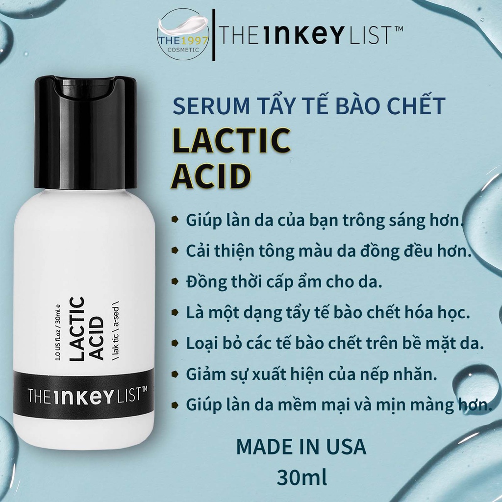Serum Tẩy Tế Bào Chế LACTIC ACID - The Inkey List