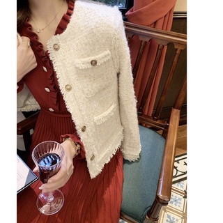 Trả order áo khoác dạ tweed, hàng thiết kế cao cấp