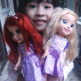 BÚP BÊ MẮT THỦY TINH 36CM KÈM QUÀ