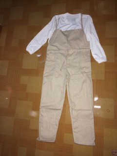 Set yếm kaki kèm áo