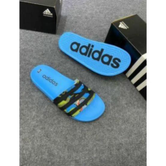 Dép lê 𝐀𝐃𝐈𝐃𝐀𝐒 nam nữ , dép quai ngang 3 lá hàng xuất dư đế kếp unisex  - Kuro official